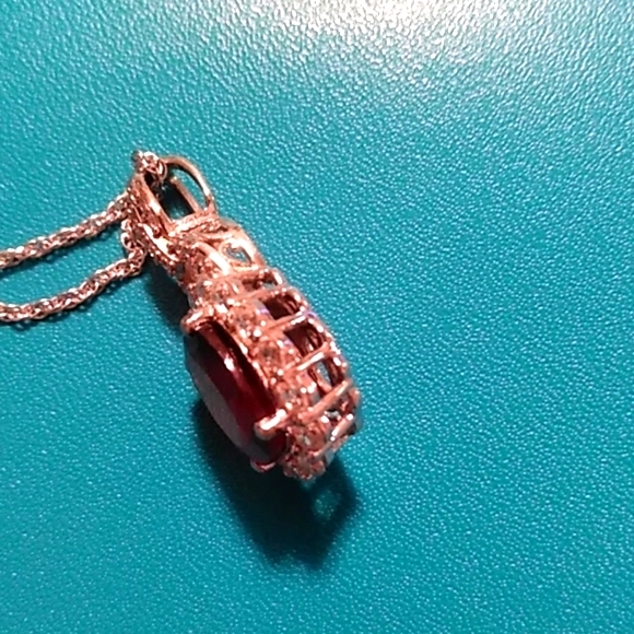 Hessonite Garnet Necklace.    NWOT - Picture 5 of 7
